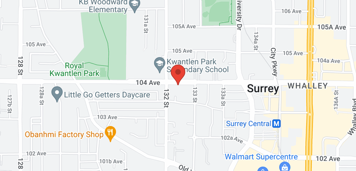 map of 306 13226 104 AVENUE
